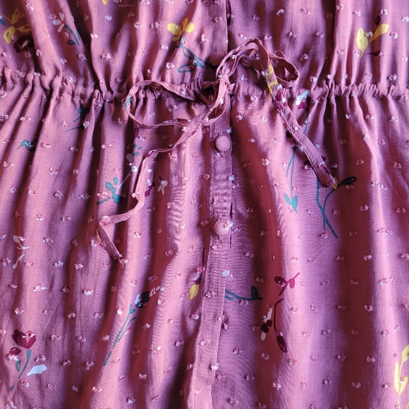 Caslon Womens Floral Clip Dot blouse NWT , Sz XXL - Picture 5 of 9